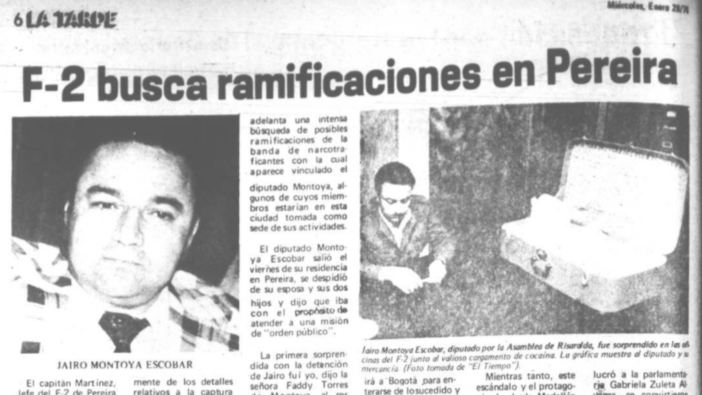 Hace 50 años cayó el primer narcopolítico (y era del Eje Cafetero)