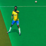 Imagen de un jugador de fútbol que muestra el pedacito de dedo de pie que marca el fuera de lugar.