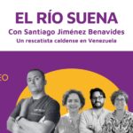 Imagen de portada del podcast El Río Suena, con foto de Santiago Jiménez Benavides