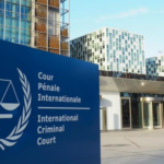 Fachada del edificio de la Corte Penal Internacional