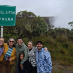 Foto de Ana María Mesa con sus amigos en el Alto del Sifón a 4.199 metros sobre el nivel del mar. Vía Murillo, Tolima.