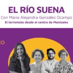 Imagen de invitación a El río suena con foto de María Alejandra González