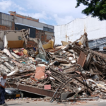 Casa destruida por terremoto Pereira