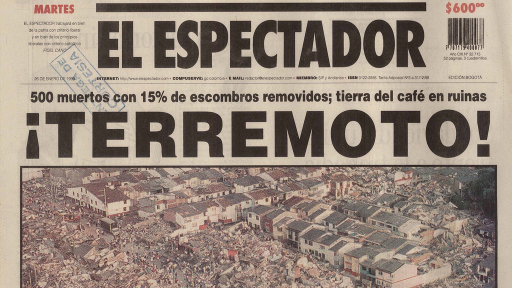 Manizales: temblores y terremotos