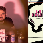 Retrato en fondo rosado