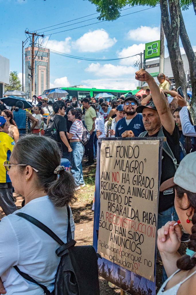 Pereira: muchos motivos para protestar
