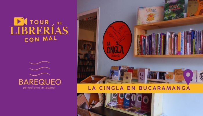 Portada de la serie Tour de Librerías con foto de la librería La Cingla
