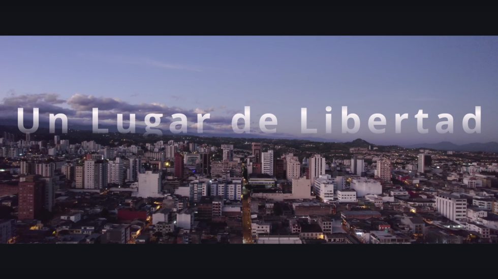 Panorámica de Pereira. Fotograma de una película.