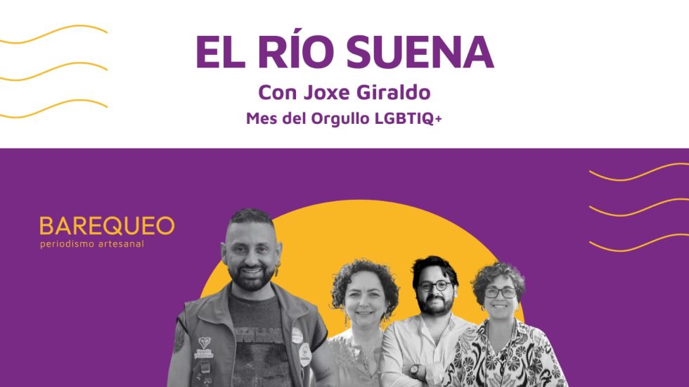 Imagen de la invitación a oír El Río Suena con Joxe Giraldo