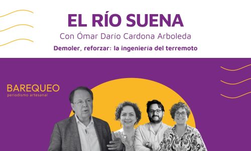 Imagen de invitación a El Río suena, con Omar Darío Cardona