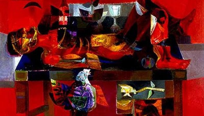 Estudiante muerto, Velorio, 1956. Colección AMA, Museo de Arte de las Américas.