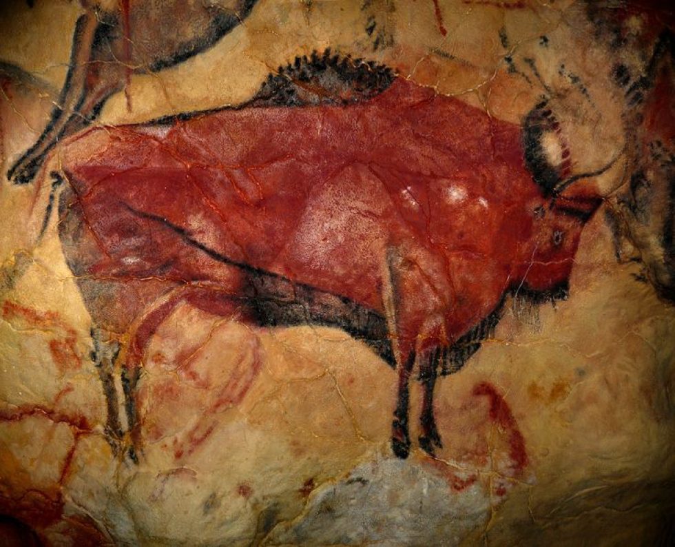 Bisonte de las cuevas de Altamira (España). Arte rupestre. / Foto RTVE.es