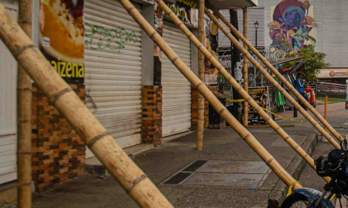 Carrera 23 con calle 32, cerca del Parque Caldas de Manizales. Septiembre de 2026.
