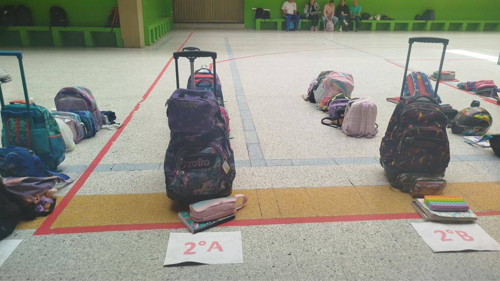 Morrales en el piso
