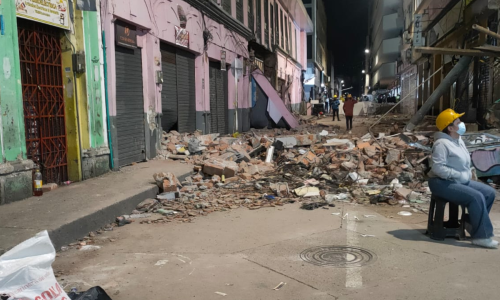 Foto tomada en Pereira en la madrugada entre el 12 y el 13 de agosto de 2026.