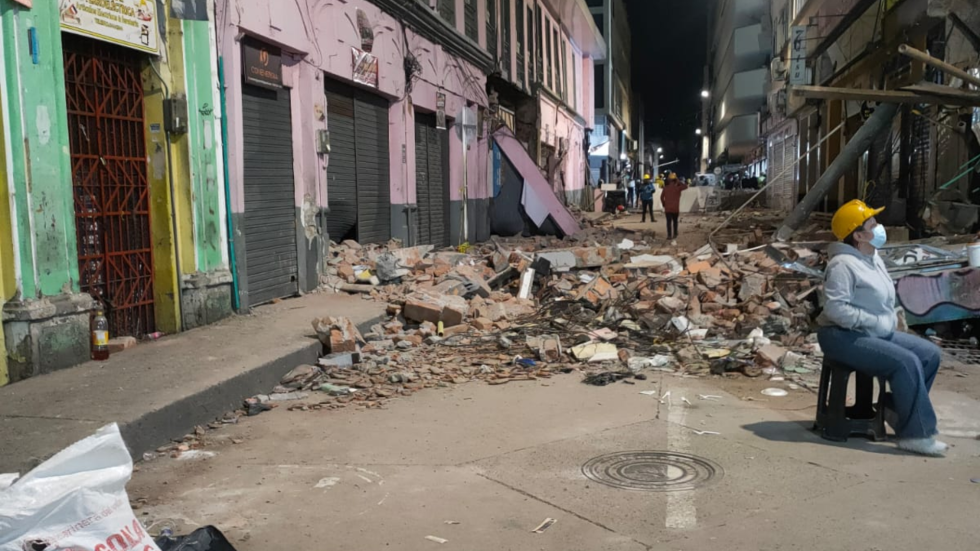 Foto tomada en Pereira en la madrugada entre el 12 y el 13 de agosto de 2026.