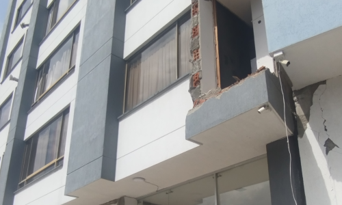 Edificio Buenavista, en la Avenida Santander, por el sector de El Cable, en Manizales.