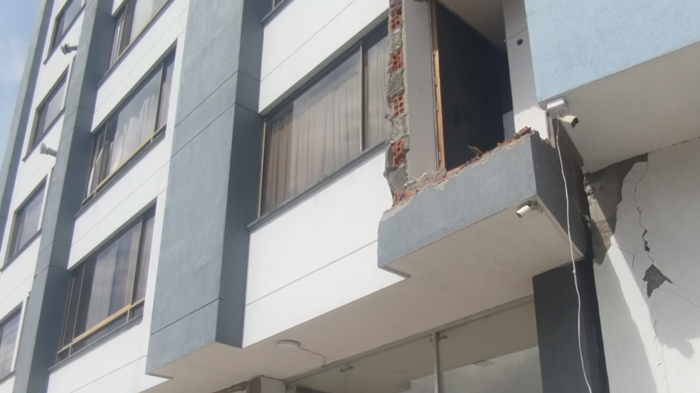 Edificio Buenavista, en la Avenida Santander, por el sector de El Cable, en Manizales.