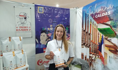 Yolima Ramírez, de la marca de café "Indio Ramírez".