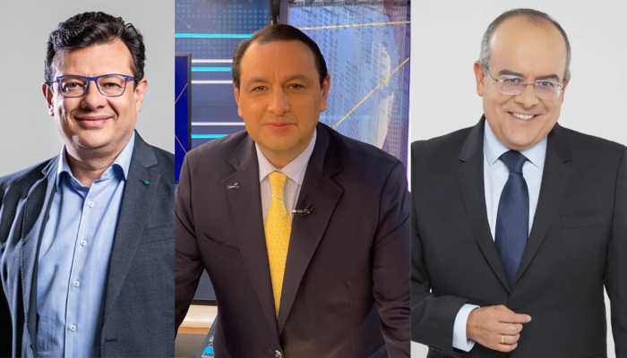 Hollman Morris, Jorge Alfredo Vargas y Ricardo Orrego.