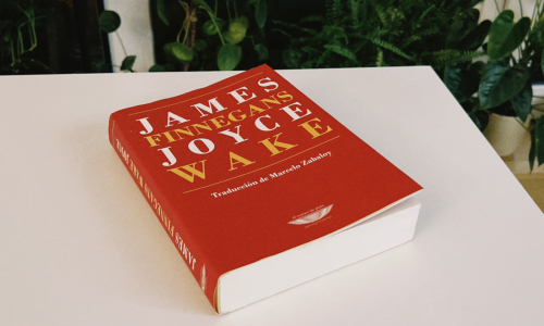 Foto de la portada del libro de James Joyce, Finnegans Wake.