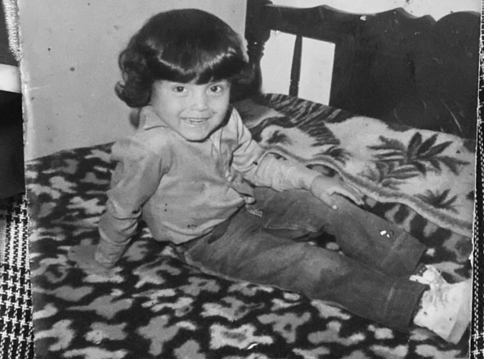 Foto de la infancia encontrada en el archivo de papá.