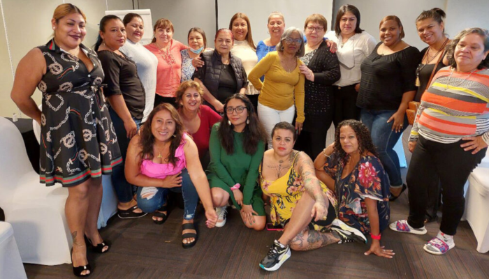 Mujeres de la Red de Mujeres Trabajadoras Sexuales de Latinoamérica y El Caribe,