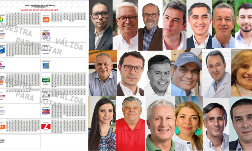 Tarjetón Senado Eje Cafetero