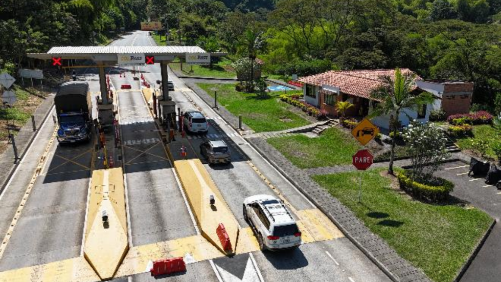 Peaje Santágueda, en la Autopista del Café.