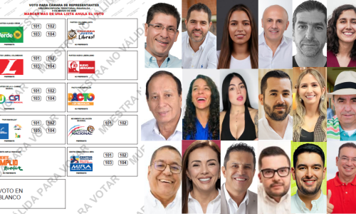 Tarjetón Cámara Risaralda