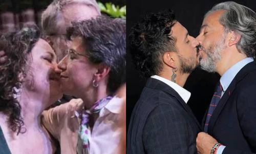 Claudia López y Angélica Lozano - Juan Daniel Oviedo y Sebastián Reyes.