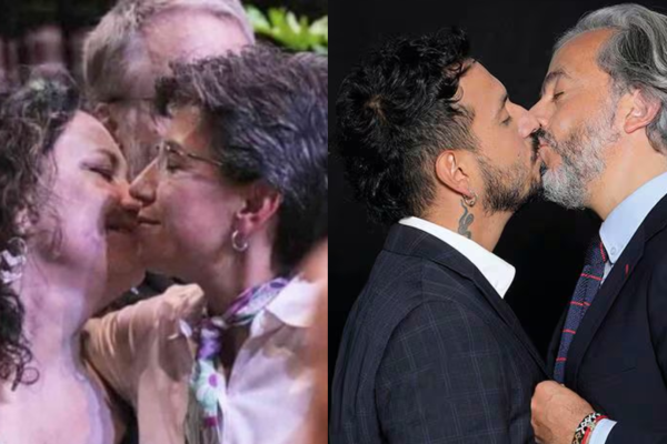 Claudia López y Angélica Lozano - Juan Daniel Oviedo y Sebastián Reyes.