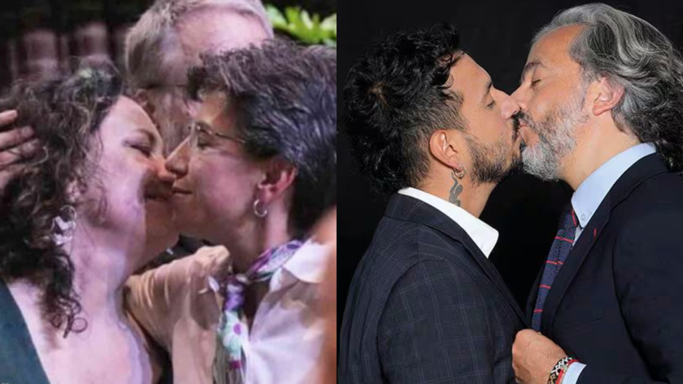 Claudia López y Angélica Lozano - Juan Daniel Oviedo y Sebastián Reyes.