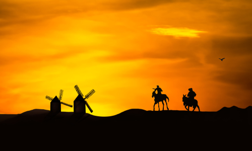 Don Quijote y Sancho Panza