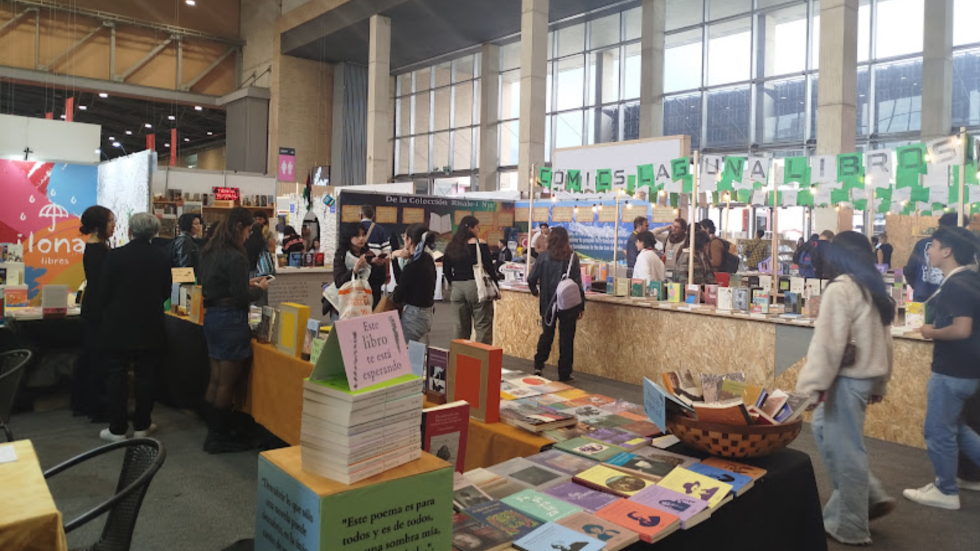 Pabellón 17 de editoriales independientes en la Filbo.