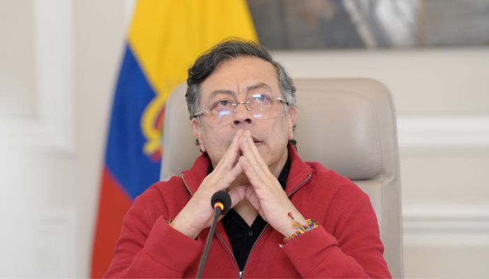 El presidente Gustavo Petro Urrego el pasado 21 de abril.