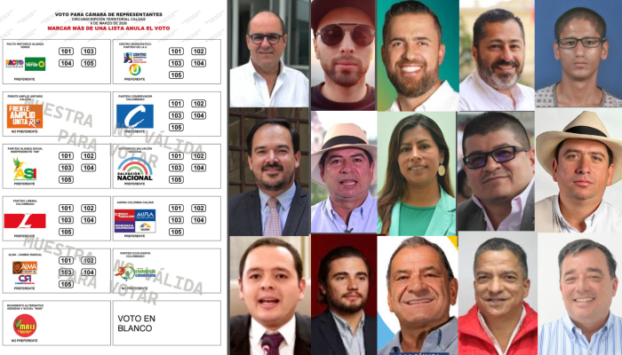 Tarjetón Cámara Caldas