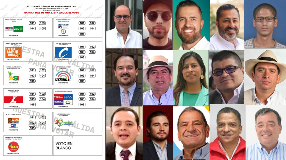 Tarjetón Cámara Caldas