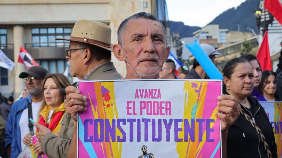 El 24 de octubre el presidente Gustavo Petro convocó a la ciudadanía a la Plaza de Bolívar de Bogotá para insistir en una Constituyente.