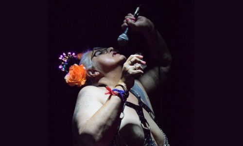 Erika Bulle y sus Textos pesados. /