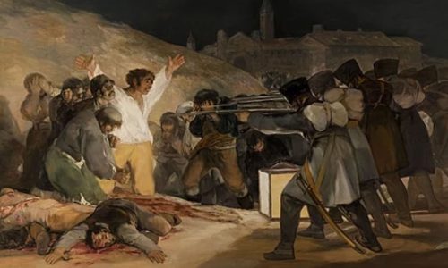 "El 3 de mayo en Madrid", óleo sobre lienzo de Francisco de Goya, pintado en 1814.