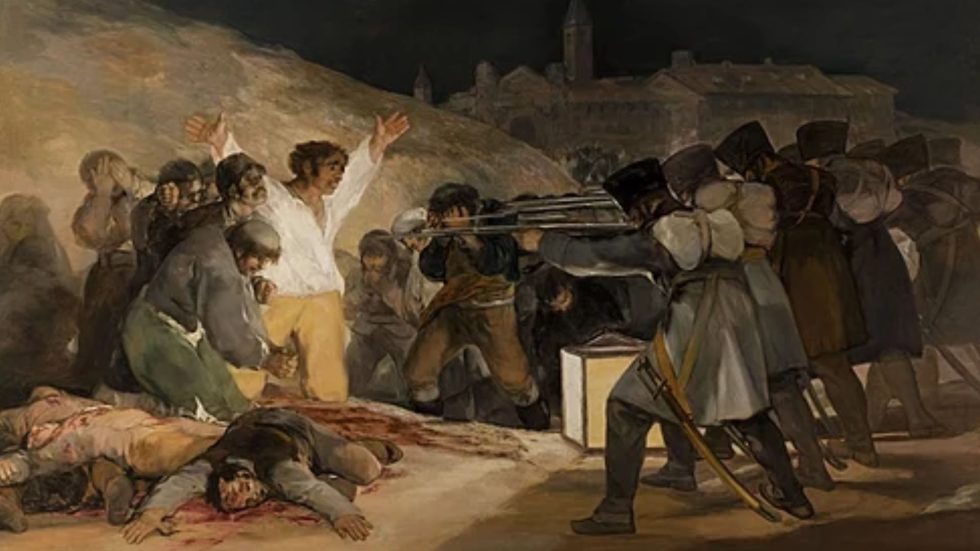 "El 3 de mayo en Madrid", óleo sobre lienzo de Francisco de Goya, pintado en 1814.