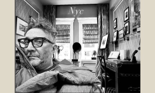 Fito Páez en abril en Nueva York.