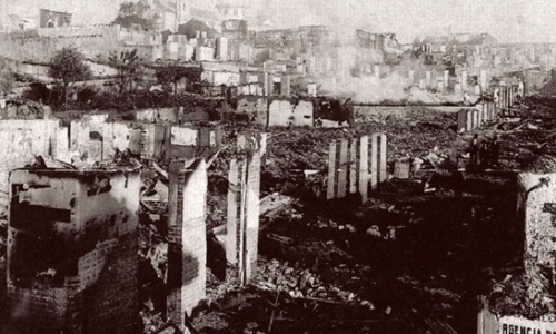 El 3 de julio de 1925 se quemaron 32 manzanas de Manizales / Imagen tomada del libro "Manizales de ayer", de Villegas Editores.