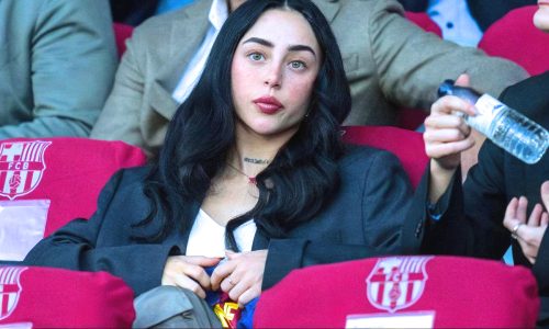 La cantante argentina Nicki Nicole es la actual pareja del futbolista del FC Barcelona, Lamine Yamal. / Foto: Alamy.com