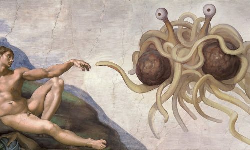 El Monstruo de Espagueti Volador creó el universo hace 5.000 años en medio de una borrachera. / Ilustración de Niklas Jansson - Android Arts