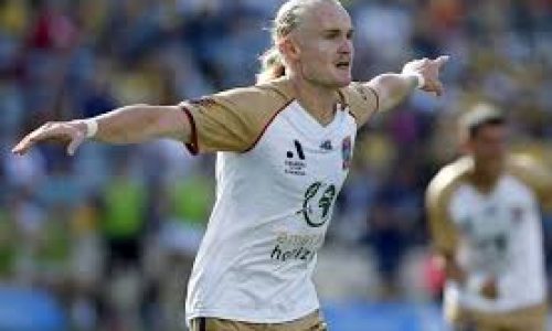 Lachlan Rose, delantero de los Newcastle Jets, anotó el primer gol del 2026. / Foto tomada de Instagram