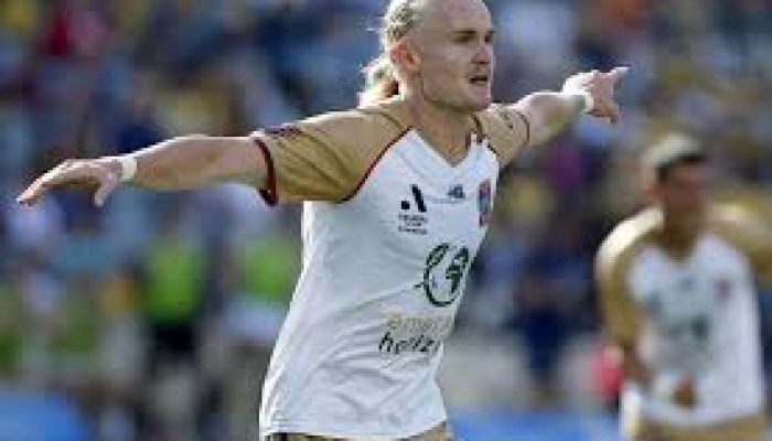 Lachlan Rose, delantero de los Newcastle Jets, anotó el primer gol del 2026. / Foto tomada de Instagram