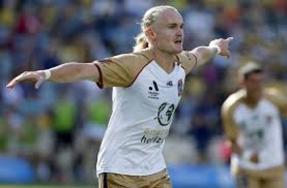 Lachlan Rose, delantero de los Newcastle Jets, anotó el primer gol del 2026. / Foto tomada de Instagram