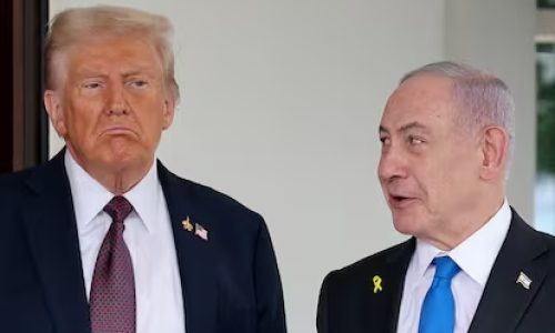 Donald Trump y Benjamín Netanyahu.